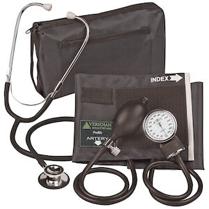 SPHYGMOMANOMETER KIT DUAL STETH ADULT